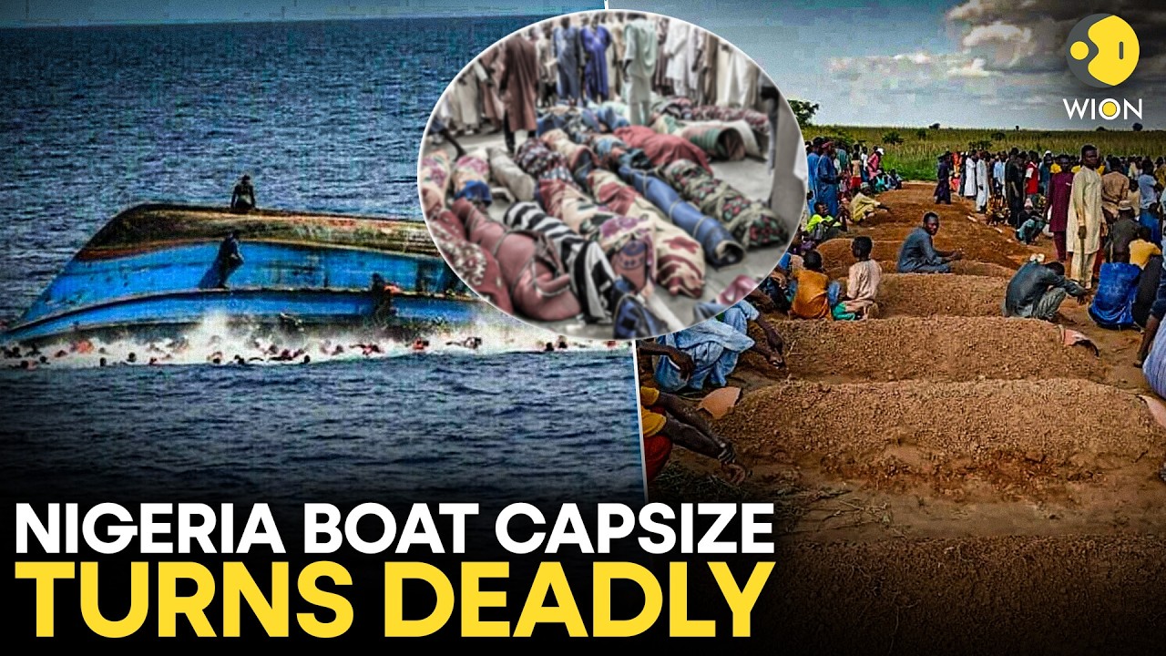Nigeria Boat HORROR LIVE: Tragedy Hits Nigerian Waters as Overloaded Boat Capsizes Killing 50 | WION