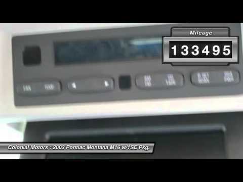 Thumbnail for 2003 Pontiac Montana M16 w/1SE Pkg. Somerville NJ 08876 by Vehicle