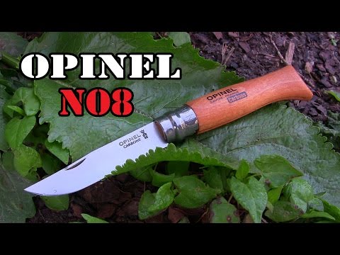 Opinel peilis Outdoor Nr.8 nerūdijančio plieno ašmenimis video