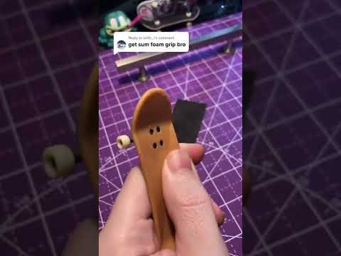 Tech Deck Tip Of the Day #2 Foam Grip #shorts #techdeck