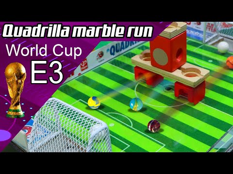 Quadrilla Marble Run E3 - World Cup 2022 - Shoot for the goal