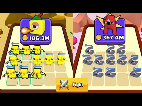 Merge Alphabet: Monster Fusion vs Merge Cube Number | NumberBlocks | Alphabet Lore | Number lore