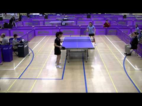 Women's Singles Semifinal 1 Game 1 - 2011 College Table Tennis Championships