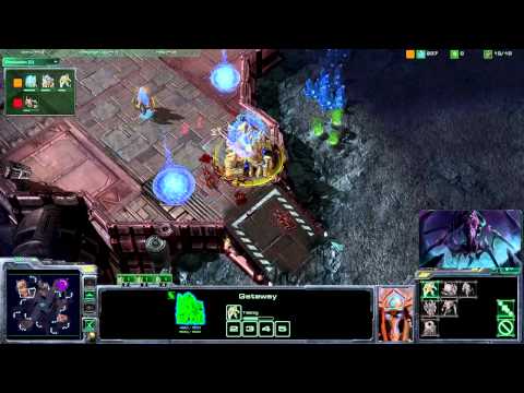 Crazy Starcraft 2 ZvP MadFrog vs Adelscott Game 1/3
