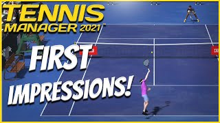 Tennis Manager 2021 | First Impressions! | Starting our own Tennis Academy!