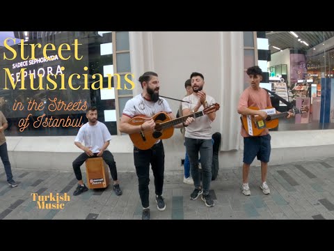 Turkish Street Musicians in Istiklal Street, Istanbul