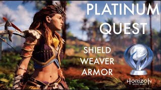 Horizon Zero Dawn Platinum Quest: Shield Weaver Armor