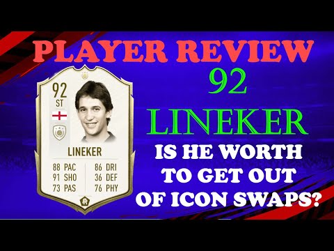 ICON SWAPS LINEKER WORTH IT?! | 92 LINEKER PLAYER REVIEW | FIFA 20 Ultimate Team