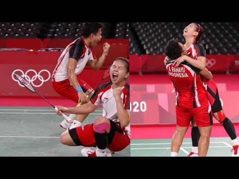 Indonesian Women's doubles pair makes History by winning Olympics Badminton #tokyo2020 #indonesia