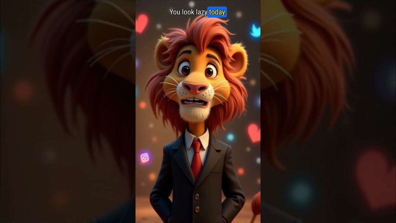 Roar & Scroll  A Lion's Hilarious Take on Social Media