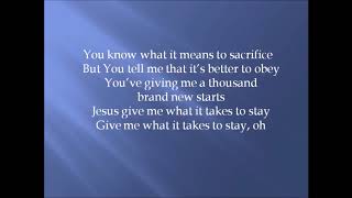 Big Daddy Weave - Stay with Lyrics