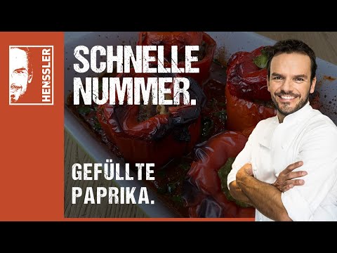 Schnelles gefüllte Paprika-Rezept von Steffen Henssler