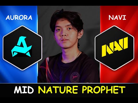 MID NATURE PROPHET GROUP STAGE - AURORA VS NAVI BS IV DOTA 2
