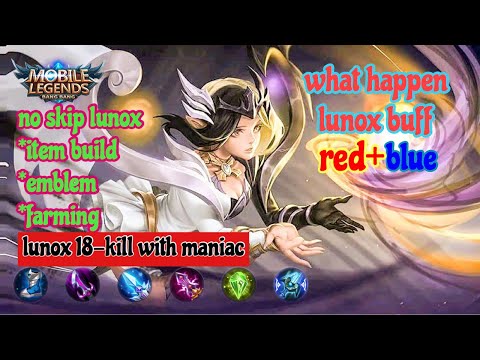 Lunox best build 2020 - Lunox mage perfect gameplay -  Lunox faster farm