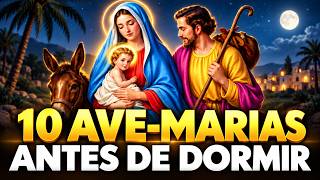 ❤️ 10 AVE-MARIAS ANTES DE DORMIR I Nossa Senhora do Desterro e São Bento pela Proteção e Libertação