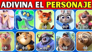 Adivina El Personaje De ZOOTOPIA 2 Por Su VOZ😀❤️Nick Wilde🦊Judy Hopps❤️Gary🐍Nibbles🦫Adivina La Voz🎶
