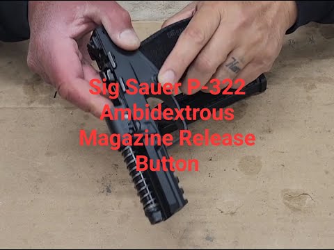 Sig Sauer P322 Ambidextrous Magazine Release Button Swap