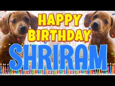 Happy Birthday Shriram! ( Funny Talking Dogs ) What Is Free On My Birthday
