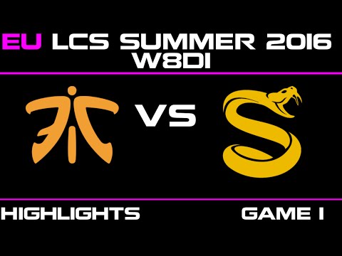 FNC vs SPY Game 1 highlights W8D1 EU LCS 2016 Fnatic vs Splyce   SPY vs FNC   LCS LOL