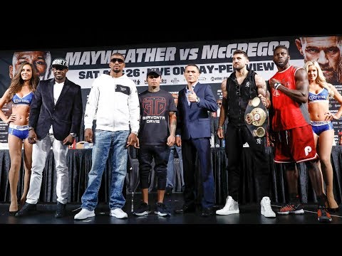 LIVE: Mayweather vs. McGregor: Undercard Press Conference