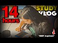 14 HOURS STUDY ALL GOALS COMPLETED NEET 2026 DAILY VLOG ️