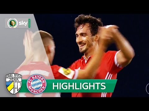 Carl Zeiss Jena - FC Bayern München 0:5 | Highlights DFB-Pokal 2016/17 - 1. Runde