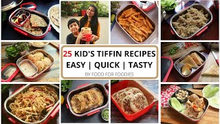 25 Kid's Tiffin Recipes | Lunch Box Ideas | by food for foodies