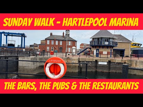 SUNDAY WALK AT HARTLEPOOL MARINA 