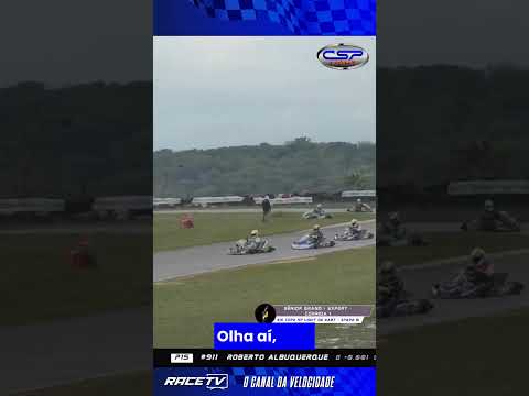 Ooops! Por aí não! Bora botar no traçado correto e diminuir o prejuízo. 8ª Etapa Copa SP Light Kart