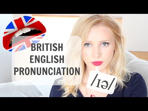 Part of a video titled BRITISH ENGLISH PRONUNCIATION (RP accent) - /ɪə - YouTube