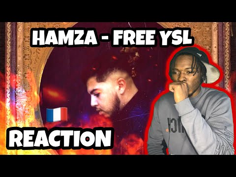AMERICAN REACTS TO FRENCH RAP! Hamza - Free YSL