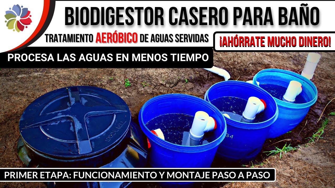 💦 BIODIGESTOR CASERO y BARATO para BAÑO 🚽 ES MÁS RÁPIDO y NO CONTAMINA 💦 Etapa 1 Paso a Paso.