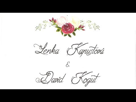 27.8.2017 Svadobná slávnosť – Lenka & David