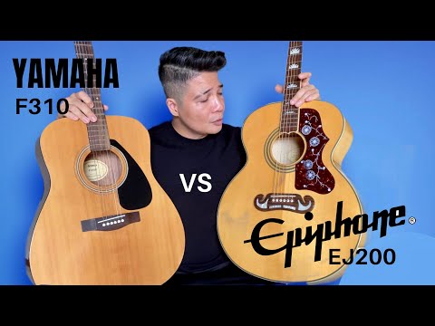 Yamaha F310 vs Epiphone EJ200 / Sound Comparison