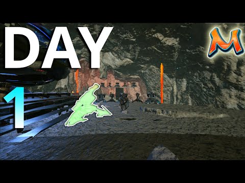 TRIO BUILDING AND DEFENDING OUR OP LAVA CAVE...  - ARK PvP  #ark  #arksurvivalevolved #mesa