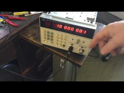 #132 HP 5342A Microwave Frequency Counter OCXO Installation and Calibration
