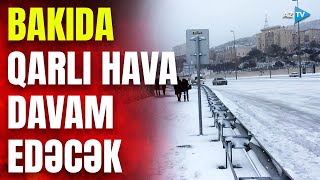 Qarın hündürlüyü 1 metri keçdi: yollar buz bağladı,  avtomobillər çətin vəziyyətdə qaldı