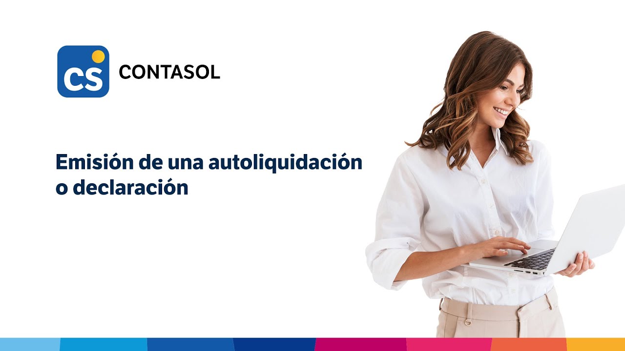 Emisión de una autoliquidación o declaración en CONTASOL