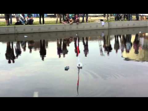 Eerste race op de wedstrijddag