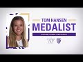 Ella May Powell is Washington's 2022-23 female Tom Hansen Medal recipient