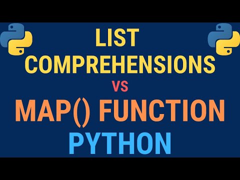 Python - List comprehension vs map function TUTORIAL (speed, lambda, history, examples)