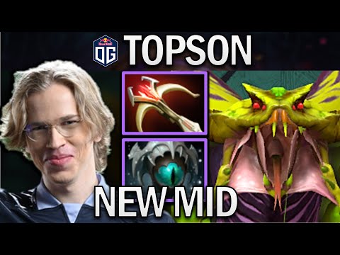 OG.TOPSON VENOMANCER - THE NEW MID FOR TI10 - DOTA 2 PRO GAMEPLAY