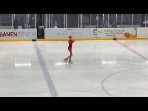 Sam van der Kooi - KNSB CUP 3 Leeuwarden - 19 januari 2019 - korte kür Advanced Novicr