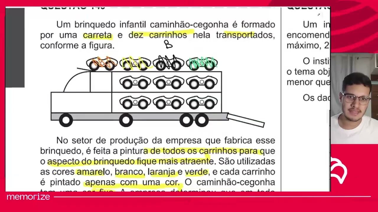 Resolução em Vídeo — Questão 143 ENEM 2017