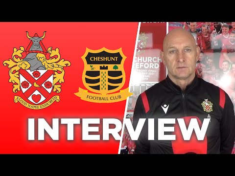 POST MATCH | Mark Stimson Interview | Hornchurch v Cheshunt