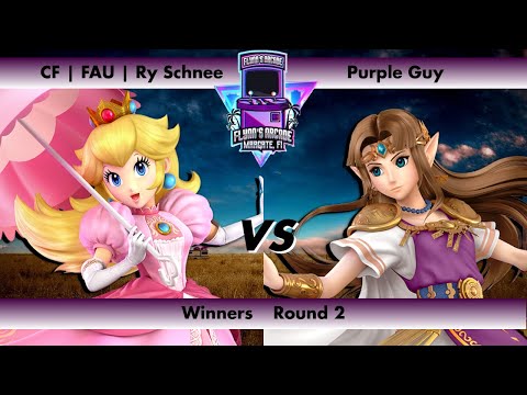 Flynn's Arcade 071 WR2 - CF | FAU Ry Schnee (Peach) vs Purple Guy (Zelda) SSBU Tournament