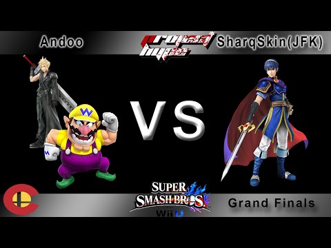 Singles - Andoo (Cloud, Wario) vs SharqSkin(JFK) (Marth) - GF