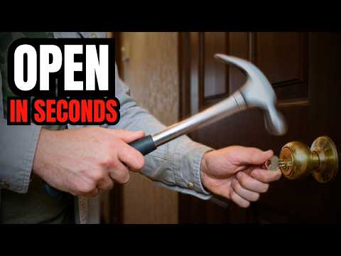Former CIA: How Burglars Can Bump YOUR Cheap Front Door Lock