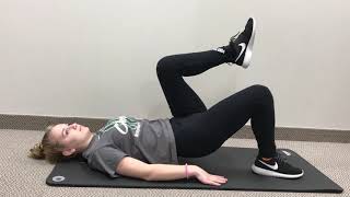 Technique Tuesday: Single leg bum burner (ie- single leg bridge with cross arm push)