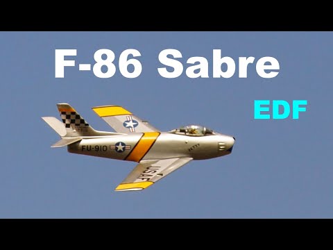 F-86 Sabre | scale EDF RC aircraft | 4K | Rokytnice 2021